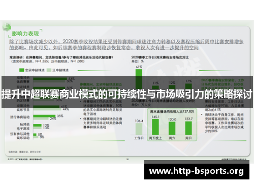 提升中超联赛商业模式的可持续性与市场吸引力的策略探讨